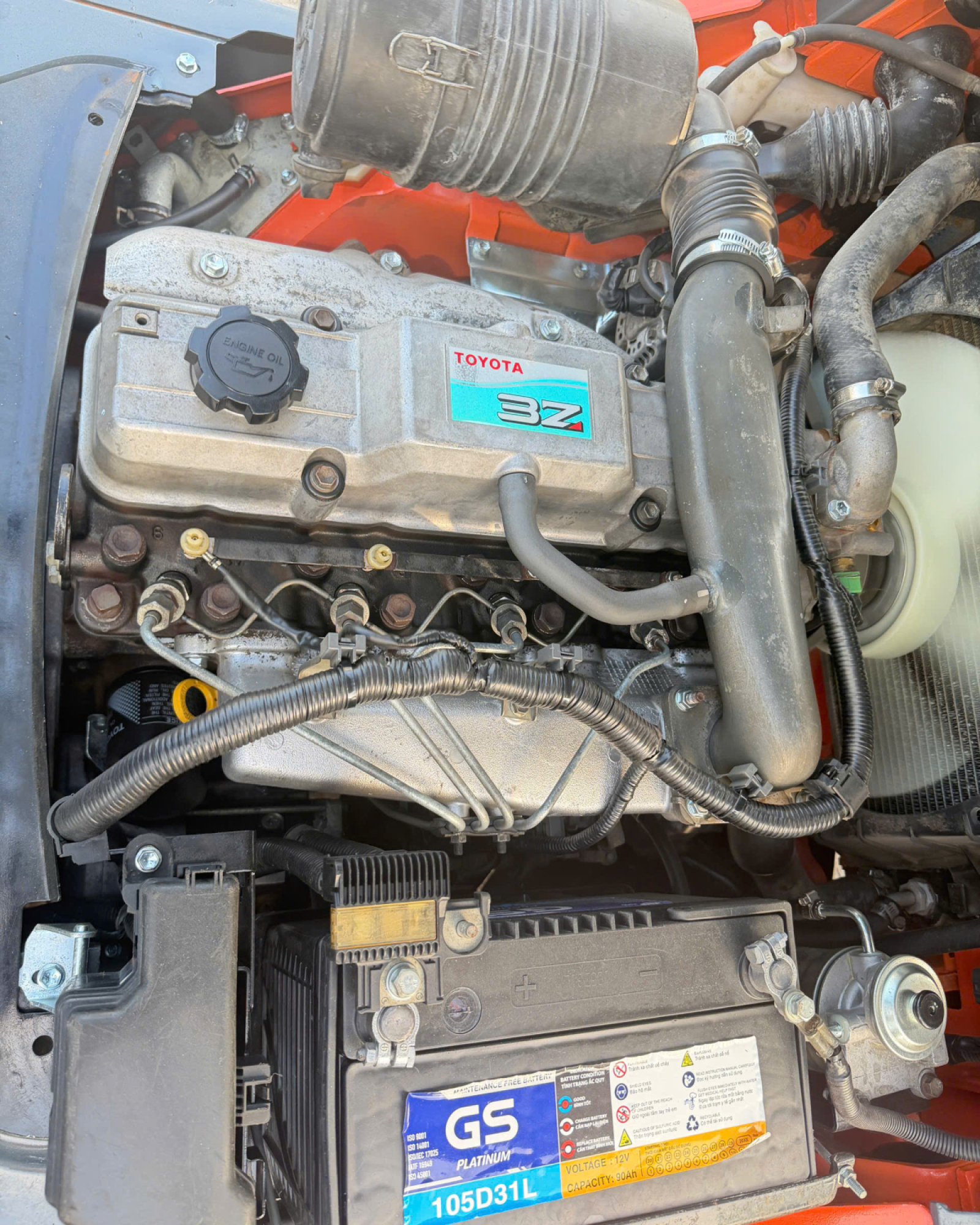 Xe Nâng Toyota 2.5 Tấn 8FD25 Máy Dầu – Số Tự Động – Thang Nâng 4M