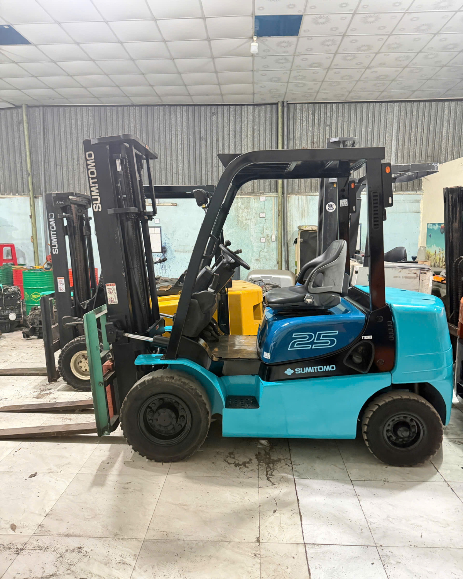 Xe Nâng Sumitomo 2.5 Tấn Máy Dầu – Số Tự Động – Thang Nâng 3.5M